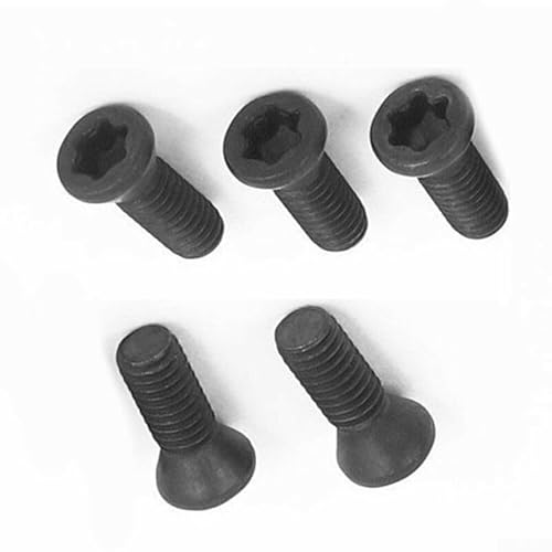 Volakebeing Torx-Schrauben, M2,5, 0,5, Hartmetall-Einsatz, Ersatz für CNC-Drehmaschinen-Werkzeuge, Metallbefestigungen, hochfeste Hardware, industrielle Ausrüstung, 20 Stück (M2,5 x 6 mm) von Volakebeing