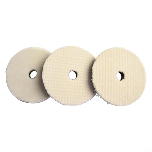 Woll-Polierpads, Auto-Polierpads, Wachsscheiben, 7,6 cm, für Auto-Detailing, elektrische pneumatische Poliermaschine, Weiß, 15,2 cm Woll-Polierpads, Auto-Polierpads, Wachsscheiben, 7,6 cm, für Auto-Detailing, elektrische pneumatische Poliermaschine, Weiß, 15,2 cm von Volakebeing