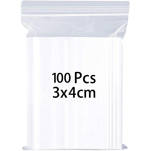 3x4 cm, 100 Stück, kleine transparente Plastiktüten, wiederverschließbare Aufbewahrungstaschen, Poly-Zip-Lock-Beutel, perfekt für Küchenaufbewahrung, Diamantmalerei, kleine Kekse und Süßigkeiten 3x4 cm, 100 Stück, kleine transparente Plastiktüten, wiederverschließbare Aufbewahrungstaschen, Poly-Zip-Lock-Beutel, perfekt für Küchenaufbewahrung, Diamantmalerei, kleine Kekse und Süßigkeiten von Volsha