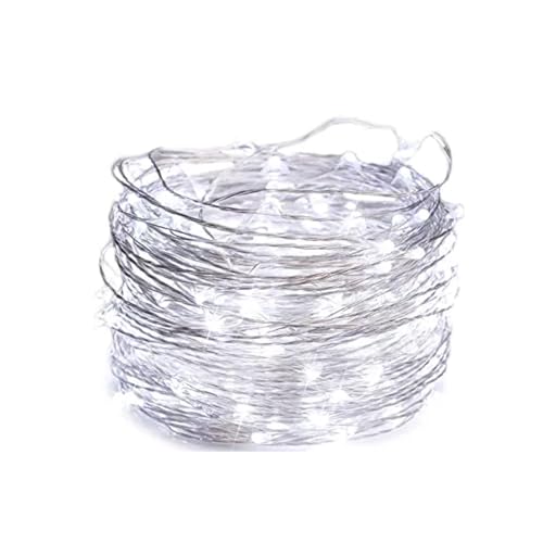 VoltShine 4 m Lichterkette mit Kupferdraht, Knopfzellen, kaltweiß, ideal für Innen- und Außendekoration. VoltShine 4 m Lichterkette mit Kupferdraht, Knopfzellen, kaltweiß, ideal für Innen- und Außendekoration. von VoltShine