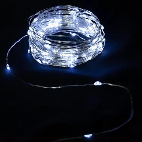 VoltShine LED Kupferdraht Lichterkette 15M 3AA Batterie Kaltweiß Ideal für Innen- und Außendekoration, schafft gemütliche Atmosphäre. VoltShine LED Kupferdraht Lichterkette 15M 3AA Batterie Kaltweiß Ideal für Innen- und Außendekoration, schafft gemütliche Atmosphäre. von VoltShine