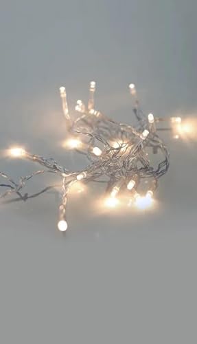 VoltShine LED-Lichterkette, 20 weiße Lichter, ideal zum Dekorieren und Dekorieren von VoltShine