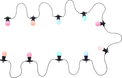 VoltShine LED-Lichterkette, 4,5 m, verschiedene Farben, IP44, ideal für den Außenbereich und Dekoration VoltShine LED-Lichterkette, 4,5 m, verschiedene Farben, IP44, ideal für den Außenbereich und Dekoration von VoltShine