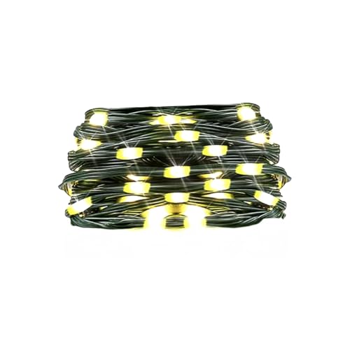 VoltShine LED-Lichterkette, batteriebetrieben, 3 AA, PVC, Kupfer, 10 m, warmweiß, ideal für die Dekoration von Veranstaltungen, Räumen und Festen. VoltShine LED-Lichterkette, batteriebetrieben, 3 AA, PVC, Kupfer, 10 m, warmweiß, ideal für die Dekoration von Veranstaltungen, Räumen und Festen. von VoltShine