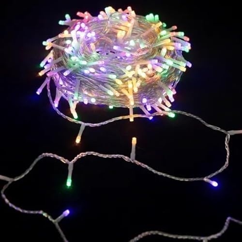 VoltShine LED-RGBY-Lichterkette, batteriebetrieben mit 3 AA-Batterien, Länge 5 m, ideal für festliche Dekoration und gemütliche Atmosphäre. von VoltShine