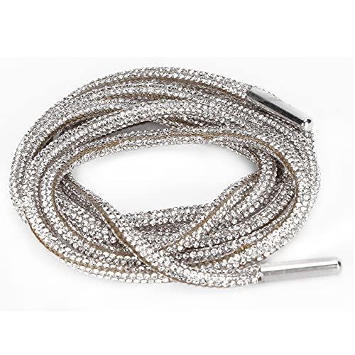 Shanrya Voluxe Schnürsenkel, Hose Seil Schmuck Gürtel Schuhe Zubehör personalisiert Accessoires mit Strasssteinen für Pullover von Shanrya