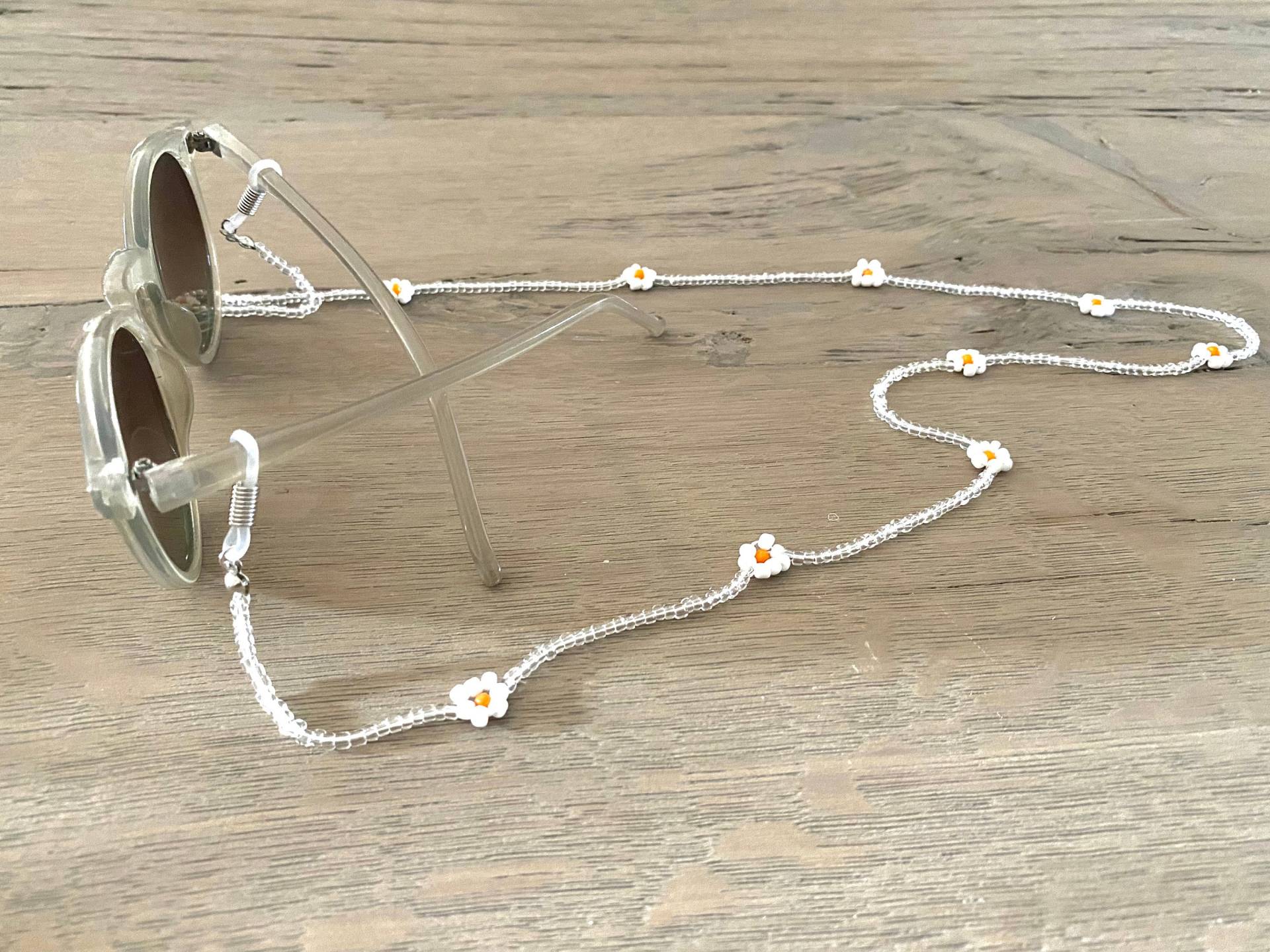 Brillenkette Blumen Perlen Brillenkette Blumen Perlen von VonNina