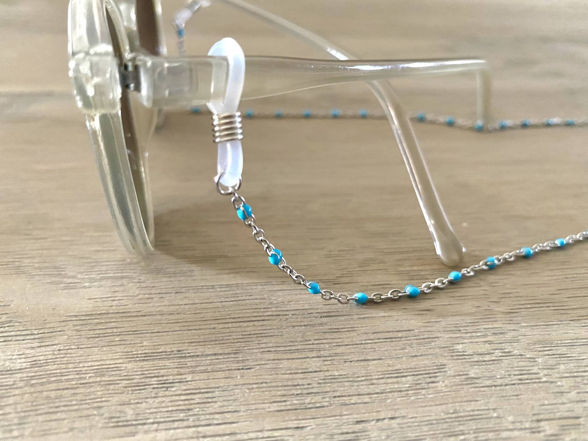 Brillenkette Silber Blau Brillenkette Silber Blau von VonNina