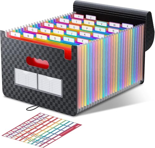 Vonsera A4 Dokumentenmappe mit 25 Fächern, Fächermappe A4 mit Labels, Expandierbarer Organizer für Büro & Schule, Robust, Wasserdicht mit A-Z Labels, Fächermappe A4 für Akten, Rechnungen & Zeugnisse Vonsera A4 Dokumentenmappe mit 25 Fächern, Fächermappe A4 mit Labels, Expandierbarer Organizer für Büro & Schule, Robust, Wasserdicht mit A-Z Labels, Fächermappe A4 für Akten, Rechnungen & Zeugnisse von Vonsera