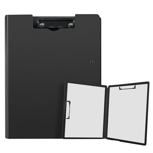 Vonsera Dokumentenhalter, Klemmbrett A4 mit Klemme, Dokumentenhalter A4 mit Deckel für Büro, Baustelle, Schule, Blau Vonsera Dokumentenhalter, Klemmbrett A4 mit Klemme, Dokumentenhalter A4 mit Deckel für Büro, Baustelle, Schule, Blau von Vonsera