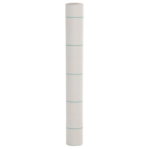 Vopese Unkrautvlies Weiß 1x50 m PP Unkrautschutzfolie Model4005908 von Vopese