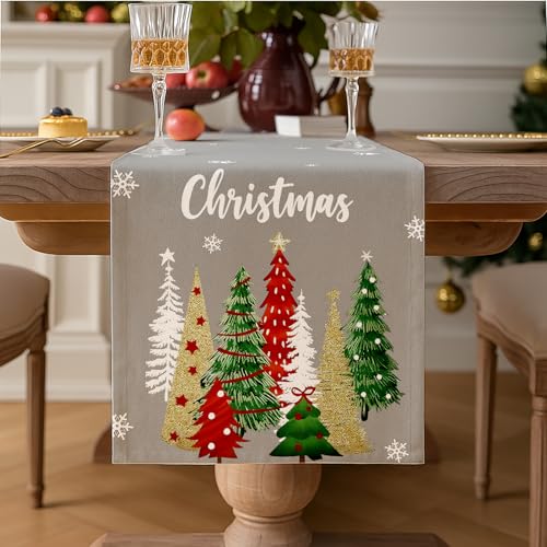 Vorysum Grau Weihnachten Tischläufer Chrismas Winter Weihnachtsbaum Schneeflocken Tischdeko Weihnachtstischläufer Weihnachtsdeko Modern Saisonnal Küche Tisch Dekoration Drinnen Outdoor 40x140 cm Vorysum Grau Weihnachten Tischläufer Chrismas Winter Weihnachtsbaum Schneeflocken Tischdeko Weihnachtstischläufer Weihnachtsdeko Modern Saisonnal Küche Tisch Dekoration Drinnen Outdoor 40x140 cm von Vorysum
