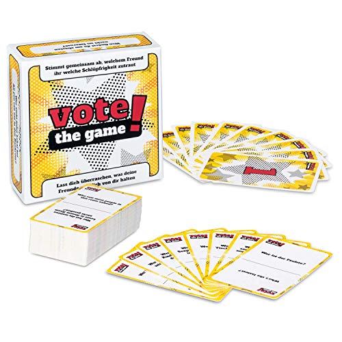 GOODS+GADGETS Vote! Kartenspiel Party Game Partyspiel - Das Personality Therapy Voting Gesellschafts-Spiel zum Abstimmen - Lerne Deine Freunde Besser kennen! GOODS+GADGETS Vote! Kartenspiel Party Game Partyspiel - Das Personality Therapy Voting Gesellschafts-Spiel zum Abstimmen - Lerne Deine Freunde Besser kennen! von GOODS+GADGETS