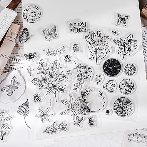 2 Silikonstempel Zitate, klare Stempel, Glückwunschstempel, gemusterte klare Stempel für Kartenherstellung DIY Scrapbooking Album Geschenkanhänger 2 Silikonstempel Zitate, klare Stempel, Glückwunschstempel, gemusterte klare Stempel für Kartenherstellung DIY Scrapbooking Album Geschenkanhänger von Votvlog
