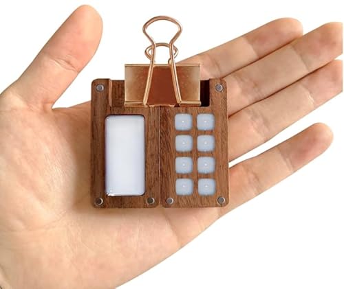 Votvlog Holz Tragbare Skizzenbuch-Palette Mit 8 Fächern, Tragbar, Acrylmalerei, Mini Reise Wooden Colour Mini Paint Palette Aquarell Palettenbox Ritern 1 Clip, Geschenk für Maler, Wood, Braun Votvlog Holz Tragbare Skizzenbuch-Palette Mit 8 Fächern, Tragbar, Acrylmalerei, Mini Reise Wooden Colour Mini Paint Palette Aquarell Palettenbox Ritern 1 Clip, Geschenk für Maler, Wood, Braun von Votvlog