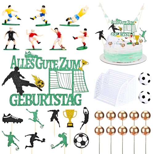 Tortendeko Fussball Geburtstag,40 Stück Fußball Kuchen Deko,Kuchendeko Geburtstag Junge,Geschenke für Party Torten Deko Tortendeko Fussball Geburtstag,40 Stück Fußball Kuchen Deko,Kuchendeko Geburtstag Junge,Geschenke für Party Torten Deko von Voxisroma