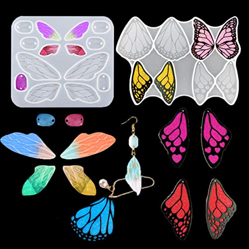 Voyyphixa 2 Stück Epoxidharz Formen Silikon Ohrringe Form Feenflügel Silikonform Epoxidharz Schmetterlingsflügel Form Resin Formen für Ohrringe Halskette Schlüsselanhänger Gießform Voyyphixa 2 Stück Epoxidharz Formen Silikon Ohrringe Form Feenflügel Silikonform Epoxidharz Schmetterlingsflügel Form Resin Formen für Ohrringe Halskette Schlüsselanhänger Gießform von Voyyphixa