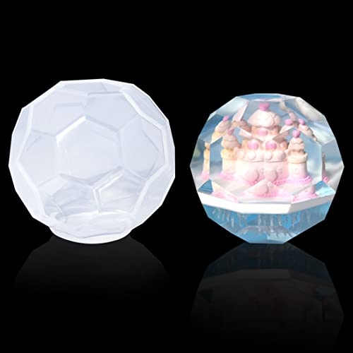 Voyyphixa Geometrie Kugel Silikonform Epoxidharz, Diamant Kugel Epoxidharz Formen, Sphere Gießform für Seifen Kerzen Herstellung, DIY Kunsthandwerk Voyyphixa Geometrie Kugel Silikonform Epoxidharz, Diamant Kugel Epoxidharz Formen, Sphere Gießform für Seifen Kerzen Herstellung, DIY Kunsthandwerk von Voyyphixa