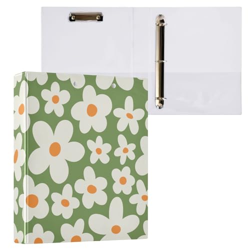 Vozoza Ästhetischer Retro-Blumenordner mit 3 Ringen, 3,8 cm, großes Sichtbuch mit Taschen, für 200 Blatt, Aktenordner für Büro, Uni, Schule, 1 Stück Vozoza Ästhetischer Retro-Blumenordner mit 3 Ringen, 3,8 cm, großes Sichtbuch mit Taschen, für 200 Blatt, Aktenordner für Büro, Uni, Schule, 1 Stück von Vozoza