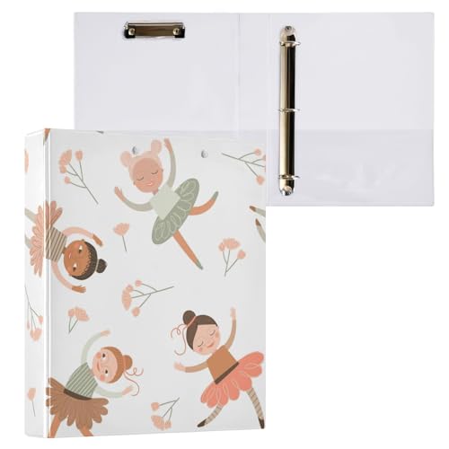 Vozoza Dekorativer Ordner mit 3 Ringen, Cartoon-Motiv, 3,8 cm, mit Taschen, für 200 Blatt, Aktenordner für Büro, Uni, Schule, 1 Stück Vozoza Dekorativer Ordner mit 3 Ringen, Cartoon-Motiv, 3,8 cm, mit Taschen, für 200 Blatt, Aktenordner für Büro, Uni, Schule, 1 Stück von Vozoza