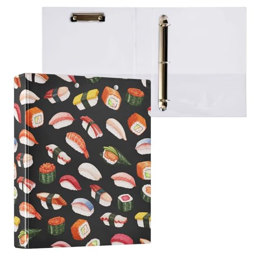 Vozoza Dekoratives Sushi-Ordner mit 3 Ringen für japanische Lebensmittel, 3,8 cm, großes Sichtbuch mit Taschen, für 200 Blatt, Aktenordner für Büro, Uni, Schule, 1 Stück Vozoza Dekoratives Sushi-Ordner mit 3 Ringen für japanische Lebensmittel, 3,8 cm, großes Sichtbuch mit Taschen, für 200 Blatt, Aktenordner für Büro, Uni, Schule, 1 Stück von Vozoza