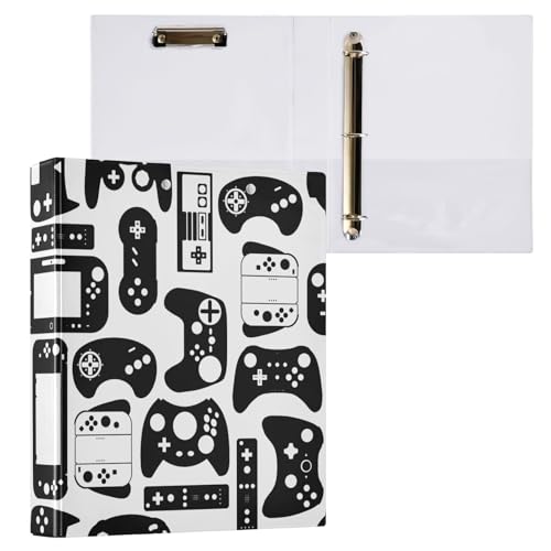 Vozoza Videospiel-Ordner mit 3 Ringen, 3,8 cm, großes Sichtbuch mit Taschen, für 200 A4-Blätter, Aktenordner für Büro, Uni, Schule, 1 Stück Vozoza Videospiel-Ordner mit 3 Ringen, 3,8 cm, großes Sichtbuch mit Taschen, für 200 A4-Blätter, Aktenordner für Büro, Uni, Schule, 1 Stück von Vozoza