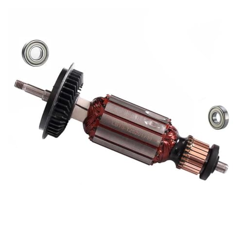 Vqxmhrpw Anker Rotorwelle Kugellager Kohlebürste, Kompatibel for Bosch, for GWS8 GWS 8-100 GWS 8-125 GWS8-125C GWS 850 Winkelschleifer(Rotor Bearings) von Vqxmhrpw