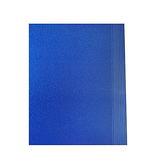 Blaue Glitzer-Karten 250 g/m², 10 Blatt, kein Puder, Zwiebelpapier, buntes Licht, Bastelpapier, Simmer-Papier für Kunstarbeiten, Scrapbooking, Königsblau, 10 Blatt von Vrandu