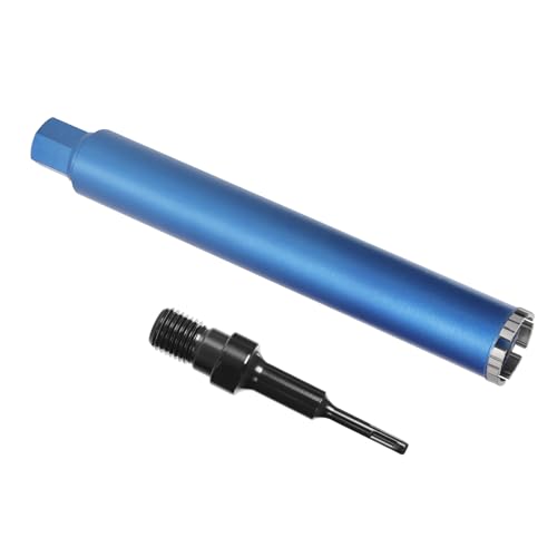 Diamantbohrkrone Kernbohrer für Kernbohrgerät mit Turbo, inkl. SDS-Plus, 1 1/4", Ø 52mm, Gesamtlänge 460 mm, Nass Trocken Dosenbohrer Diamant Bohrkrone Nassbohrkrone Trockenbohrkrone für Beton Diamantbohrkrone Kernbohrer für Kernbohrgerät mit Turbo, inkl. SDS-Plus, 1 1/4", Ø 52mm, Gesamtlänge 460 mm, Nass Trocken Dosenbohrer Diamant Bohrkrone Nassbohrkrone Trockenbohrkrone für Beton von Vrietina