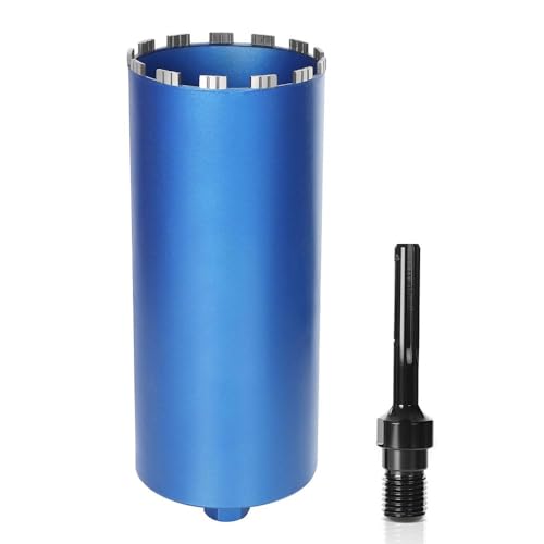 Diamantbohrkrone Kernbohrer für Kernbohrgerät mit Turbo, inkl. SDS-max, 1 1/4", Ø 142mm, Gesamtlänge 460 mm, Nass Trocken Dosenbohrer Diamant Bohrkrone Nassbohrkrone Trockenbohrkrone für Beton Diamantbohrkrone Kernbohrer für Kernbohrgerät mit Turbo, inkl. SDS-max, 1 1/4", Ø 142mm, Gesamtlänge 460 mm, Nass Trocken Dosenbohrer Diamant Bohrkrone Nassbohrkrone Trockenbohrkrone für Beton von Vrietina