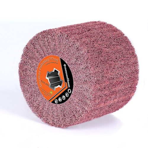 Schleifwalzen für Satiniermaschine, 80 Körnung Schleifhülsen für Schleifroller, Schleifwalze Bürste für Satiniermaschine Holz für Metall, Steinoberflächen, Renoviert, Satinmuster - 120 x 100 mm Schleifwalzen für Satiniermaschine, 80 Körnung Schleifhülsen für Schleifroller, Schleifwalze Bürste für Satiniermaschine Holz für Metall, Steinoberflächen, Renoviert, Satinmuster - 120 x 100 mm von Vrietina
