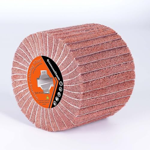 Schleifwalzen mit Schleifpapier für Satiniermaschine, Schleifwalze Bürste Körnung 320 Schleifhülsen für Holz, Metall, Steinoberflächen, Renoviert, Satinmuster - 120 x 100 mm Schleifwalzen mit Schleifpapier für Satiniermaschine, Schleifwalze Bürste Körnung 320 Schleifhülsen für Holz, Metall, Steinoberflächen, Renoviert, Satinmuster - 120 x 100 mm von Vrietina