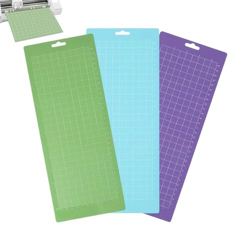 Schneidematten zum Basteln, 3 x rutschfeste klebrige Bastelmatten, Mehrzweck-Schneidematten zum Nähen, Quilten, Kunst- und Bastelprojekte, langlebige Schneidematten zum Basteln und Scrapbooking von Vriusi
