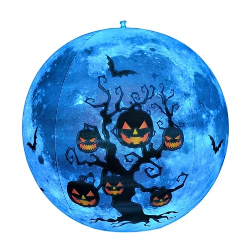 Vriusi Aufblasbare Halloween-Bälle, 59,6 cm, Pumpkin Bat Beach Balls, wasserbeständig, aufblasbar, Blow Up Props Ball für Dekorationen, Halloween-Dekorationen für Yards, Gärten und Lawns Vriusi Aufblasbare Halloween-Bälle, 59,6 cm, Pumpkin Bat Beach Balls, wasserbeständig, aufblasbar, Blow Up Props Ball für Dekorationen, Halloween-Dekorationen für Yards, Gärten und Lawns von Vriusi