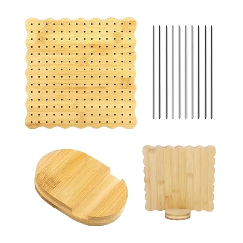 Vriusi Häkel-Blockierbrett, Strickblockiermatte, Edelstahlstabstifte, Häkelblockiermatte, handgefertigte Blockierplatte, Strickblockierbrett, Häkelwerkzeuge, Häkelmatte mit Nadeln Vriusi Häkel-Blockierbrett, Strickblockiermatte, Edelstahlstabstifte, Häkelblockiermatte, handgefertigte Blockierplatte, Strickblockierbrett, Häkelwerkzeuge, Häkelmatte mit Nadeln von Vriusi