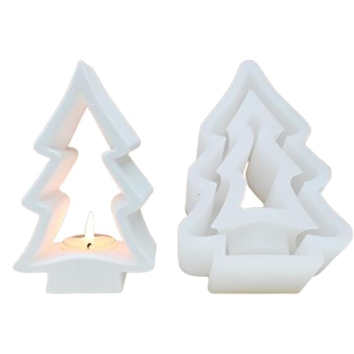 Vriusi Weihnachts-Teekerzenhalter, Kerzenhalter-Form, Zementform, Weihnachtsbaum-Design, weiche Silikon-Bastelformen, Gießformen, Bastelbedarf, wiederverwendbare Weihnachts-Party-Kerzenformen Vriusi Weihnachts-Teekerzenhalter, Kerzenhalter-Form, Zementform, Weihnachtsbaum-Design, weiche Silikon-Bastelformen, Gießformen, Bastelbedarf, wiederverwendbare Weihnachts-Party-Kerzenformen von Vriusi