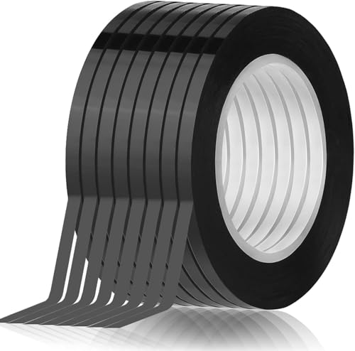 Vroxdrez 8 Stück Whiteboard Klebeband 3 mm breit, selbstklebendes Rasterband für Grafiken, Schule, Büro, DIY-Projekte, schwarz, rückstandsfrei Vroxdrez 8 Stück Whiteboard Klebeband 3 mm breit, selbstklebendes Rasterband für Grafiken, Schule, Büro, DIY-Projekte, schwarz, rückstandsfrei von Vroxdrez