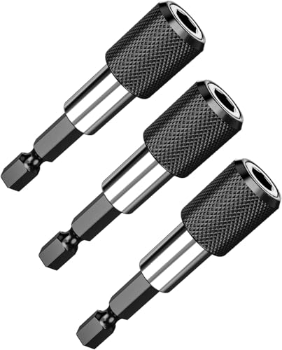 Vroxdrez Magnetischer Bithalter 3er Set 1/4 Zoll Sechskantschaft 60mm,Schnellwechsel Bithalter für Schraubendreher & Akkubohrer,Für Bosch Makita Dewalt Metabo geeignet Vroxdrez Magnetischer Bithalter 3er Set 1/4 Zoll Sechskantschaft 60mm,Schnellwechsel Bithalter für Schraubendreher & Akkubohrer,Für Bosch Makita Dewalt Metabo geeignet von Vroxdrez