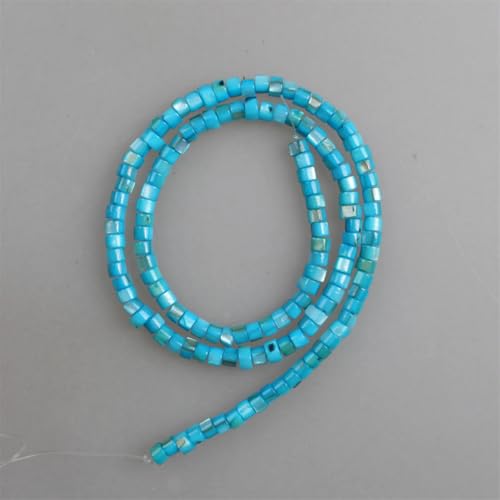 3 x 4 mm natürliche Muschelperlen, Perlmutt, Süßwasser-Muschel-Rondelle, Abstandshalter, 5 x 3 x 5 mm, ca. 120 Perlen von Vsadsau