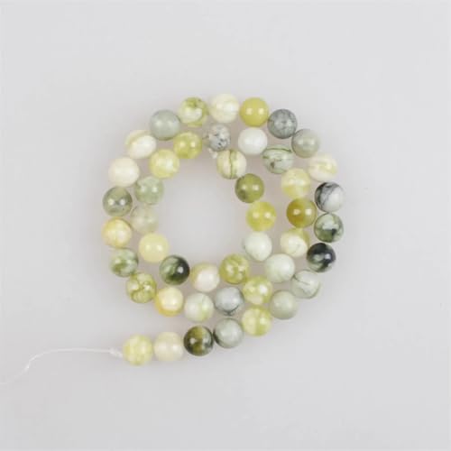 4–12 mm große Naturstein-Perlen, GN8, Jadeperlen, Blume, Spitze, Jade, runde lose Perlen für Schmuckherstellung, 10 mm, ca. 36 Perlen 4–12 mm große Naturstein-Perlen, GN8, Jadeperlen, Blume, Spitze, Jade, runde lose Perlen für Schmuckherstellung, 10 mm, ca. 36 Perlen von Vsadsau