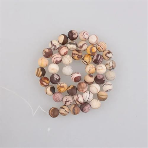4–12 mm matte australische Zebra-Stein, mattiert, rund, lose Perlen für Armbänder, Halsketten, Schmuckherstellung, 6 mm, ca. 61 Perlen 4–12 mm matte australische Zebra-Stein, mattiert, rund, lose Perlen für Armbänder, Halsketten, Schmuckherstellung, 6 mm, ca. 61 Perlen von Vsadsau