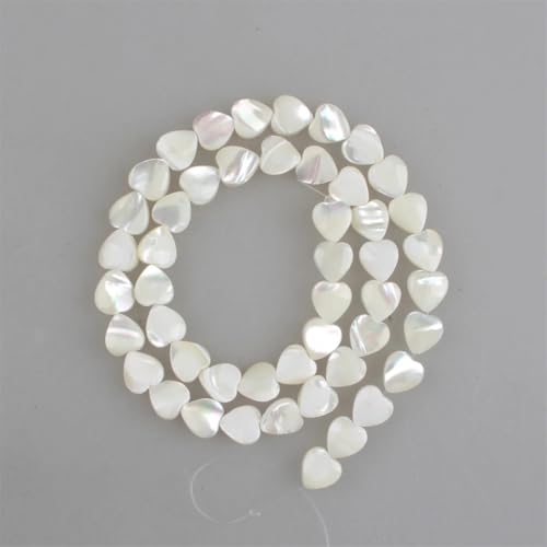 Natürliche Muschelperlen, 5–15 mm, weißes Perlmutt, Muschelkern-Perlen für Schmuckherstellung, 4 mm, ca. 40 Perlen Natürliche Muschelperlen, 5–15 mm, weißes Perlmutt, Muschelkern-Perlen für Schmuckherstellung, 4 mm, ca. 40 Perlen von Vsadsau