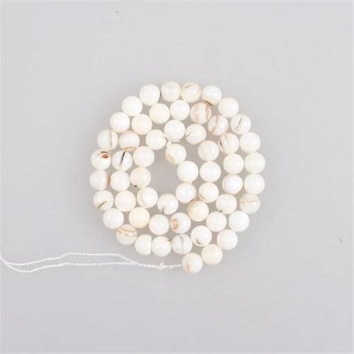 Natürliche Muschelperlen, Streifen, chinesische Muschelperlen, rund, lose Perlen für Schmuckherstellung, 5 mm, ca. 70 Perlen Natürliche Muschelperlen, Streifen, chinesische Muschelperlen, rund, lose Perlen für Schmuckherstellung, 5 mm, ca. 70 Perlen von Vsadsau