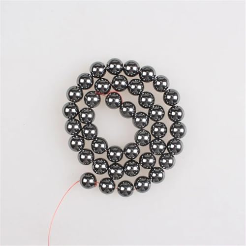 Natursteinperlen, 2–14 mm, schwarzer Häma, rund, lose Perlen für Armbänder, Halsketten, Schmuckherstellung, 2 mm, ca. 170 Perlen Natursteinperlen, 2–14 mm, schwarzer Häma, rund, lose Perlen für Armbänder, Halsketten, Schmuckherstellung, 2 mm, ca. 170 Perlen von Vsadsau