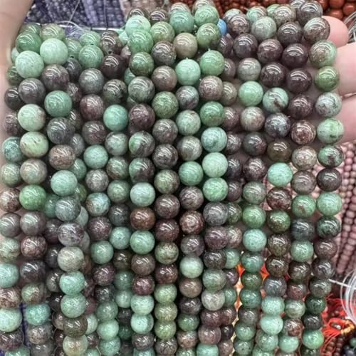 Natursteinperlen, 4 - 10 mm, blaubraun, afrikanischer Chalcedon, Afrika, Jade, rund, lose Perlen, C, 8 mm, ca. 46 Perlen Natursteinperlen, 4 - 10 mm, blaubraun, afrikanischer Chalcedon, Afrika, Jade, rund, lose Perlen, C, 8 mm, ca. 46 Perlen von Vsadsau