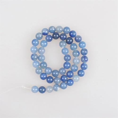 Natursteinperlen, 4–12 mm, blauer Aventurin, rund, lose Perlen für Armbänder, Halsketten, Schmuckherstellung, 12 mm, ca. 31 Perlen Natursteinperlen, 4–12 mm, blauer Aventurin, rund, lose Perlen für Armbänder, Halsketten, Schmuckherstellung, 12 mm, ca. 31 Perlen von Vsadsau