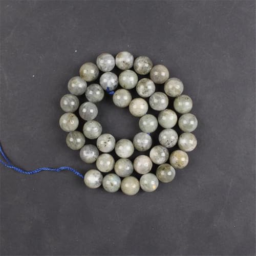 Natursteinperlen, 4–12 mm, grauer Labradorit, Spektrolit, runde lose Perlen für Schmuckherstellung, 4 mm, ca. 90 Perlen Natursteinperlen, 4–12 mm, grauer Labradorit, Spektrolit, runde lose Perlen für Schmuckherstellung, 4 mm, ca. 90 Perlen von Vsadsau