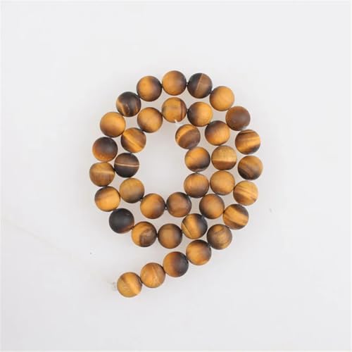 Natursteinperlen, 4–14 mm, matt, gelb, Tigerauge, rund, lose Perlen für Armbänder, Halsketten, 14 mm, 27 Perlen Natursteinperlen, 4–14 mm, matt, gelb, Tigerauge, rund, lose Perlen für Armbänder, Halsketten, 14 mm, 27 Perlen von Vsadsau