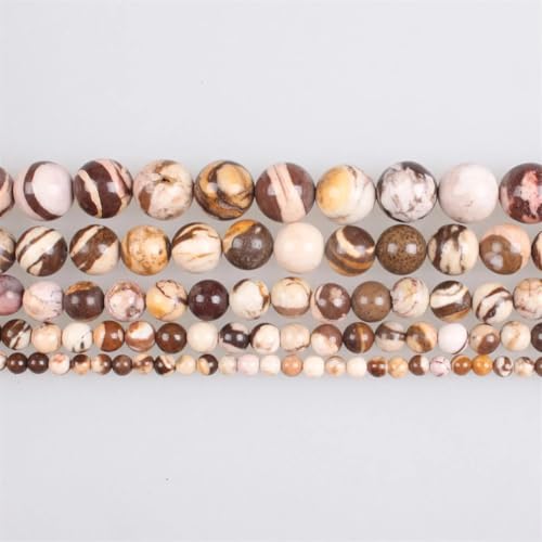 Natursteinperlen, Australien, Zebrastein, rund, lose Perlen für Armbänder, Halsketten, 8 mm, 46 Perlen Natursteinperlen, Australien, Zebrastein, rund, lose Perlen für Armbänder, Halsketten, 8 mm, 46 Perlen von Vsadsau