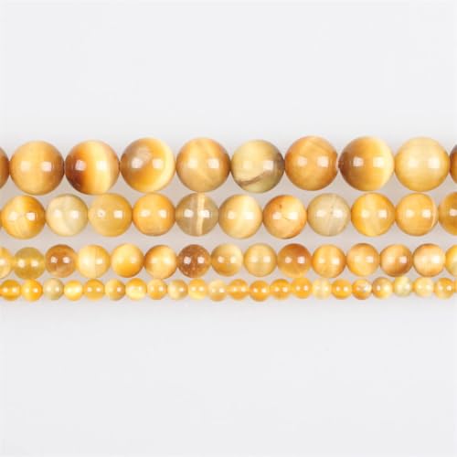 Natursteinperlen, Tigerauge, rund, lose Perlen für Armbänder, Halsketten, Schmuckherstellung, 12 mm, 31 Perlen Natursteinperlen, Tigerauge, rund, lose Perlen für Armbänder, Halsketten, Schmuckherstellung, 12 mm, 31 Perlen von Vsadsau